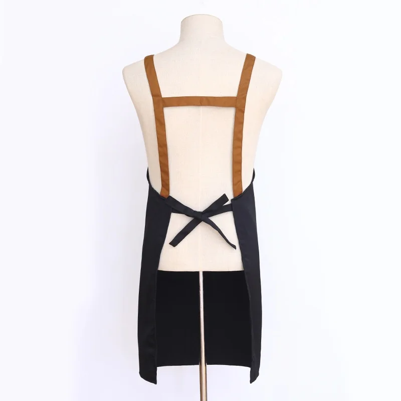 Apron Logo Fashion Unisex Adult Kitchen Restaurant Anti-Fouling Pure Cotton Sleeveless Thin Printed Words preview 3