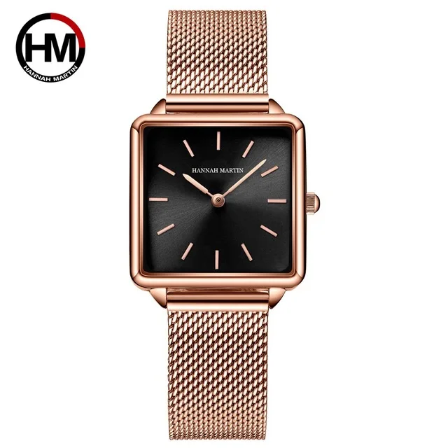HANNAH MARTIN 108 Europe Style Quartz Ladies Small Dial Analog Luxury Wrist  Watch Women