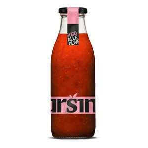 Italian Olives Sauce with Tomato, Black Olives and Green Olives 500 Ml- Made in Italy