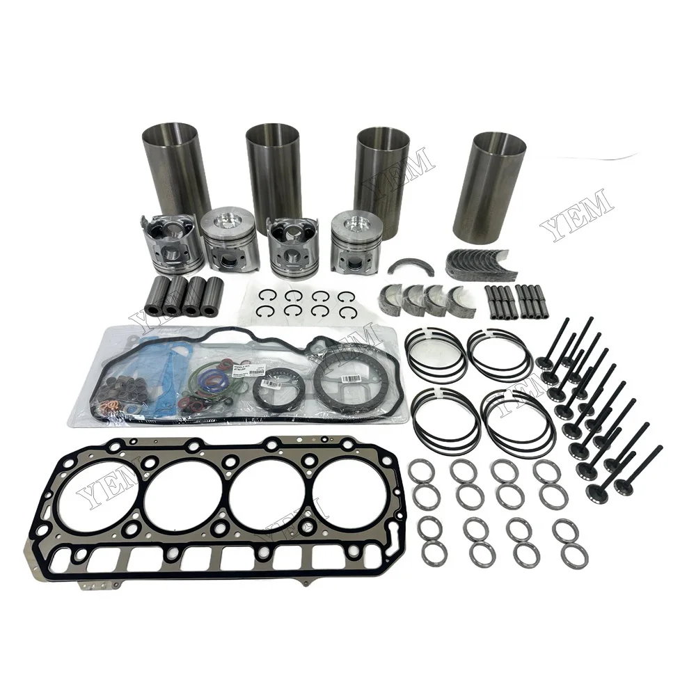 Hot Selling 4TNV98C Overhaul Rebuild Kit Compatible with for Yanmar 4TNV98 4TNV98C Engine for Hitachi 80VX 55N Excavator