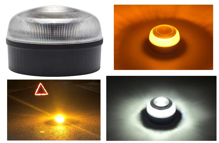 Help Flash Emergencia V16 LED Flashing Light 9V Battery Roadside Emergency IDIADA Luz Emergencia