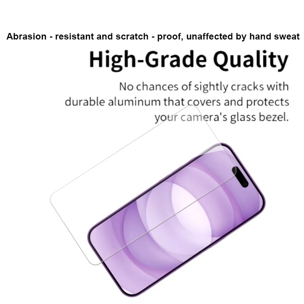 product for iphone 17 pro max screen protector tempered glass high adhesive aluminum transparent glass for iphone 17 air laudtec-3