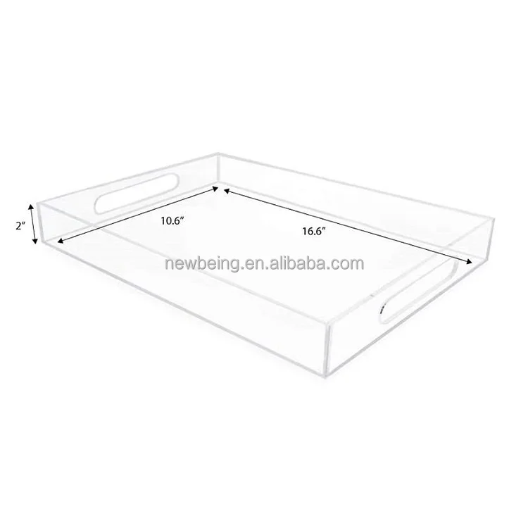 Factory Custom Acrylic Table Top Serving Tray For Restaurant/home Buy