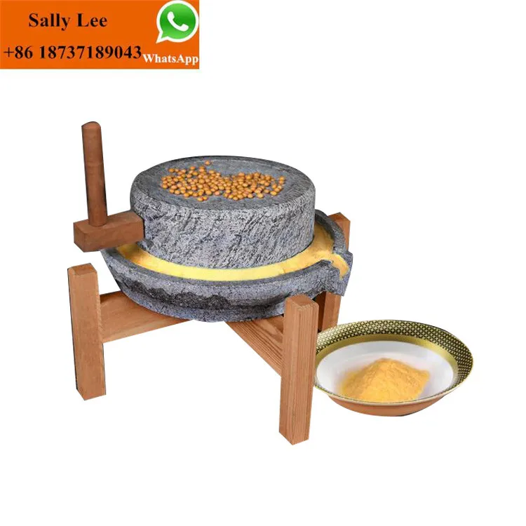 Manual Mini Sesame Paste Tahini Wheat Grain Stone Flour Mill Machine for Sale