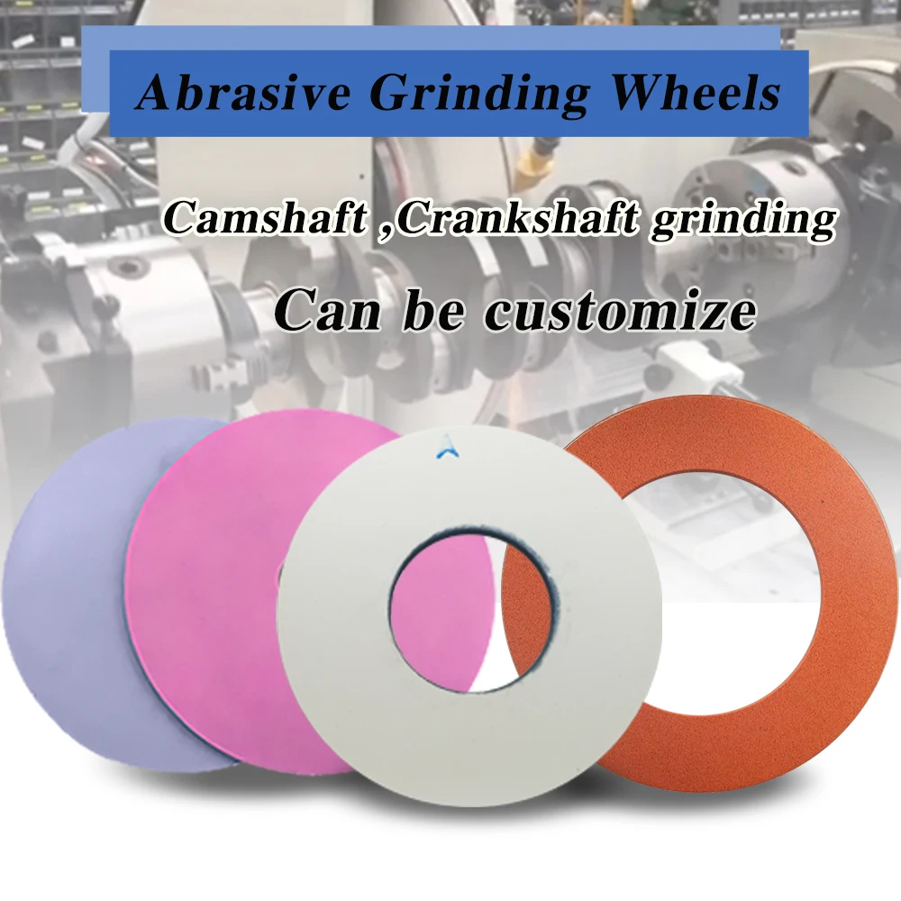 RUIZUAN Customized Internal Cylindrical Abrasive Grinding Wheel Aluminium Oxide Camshaft Crankshaft Grinding Wheel
