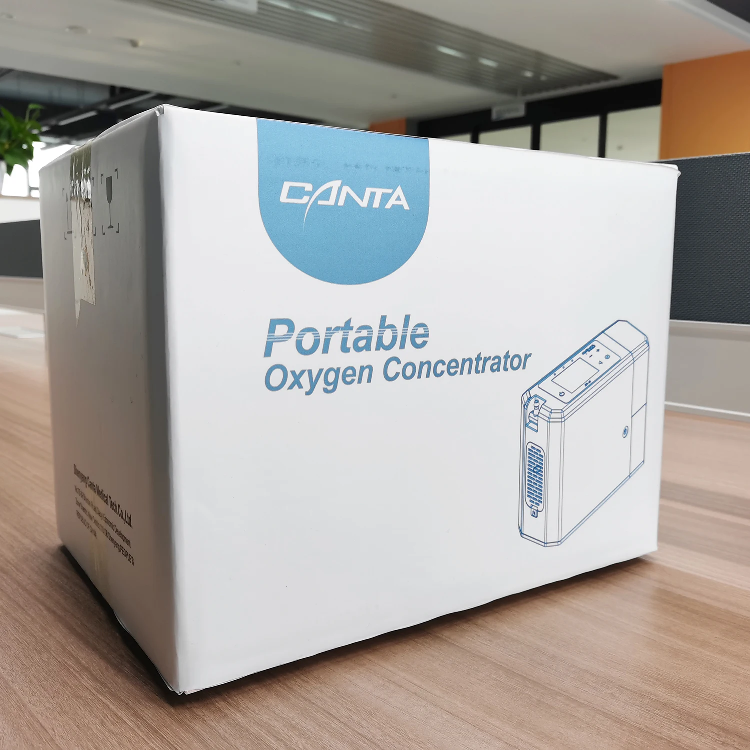 Portable Medical Grade Oxygen Concentrator With Battery Back Up Oxygen ...