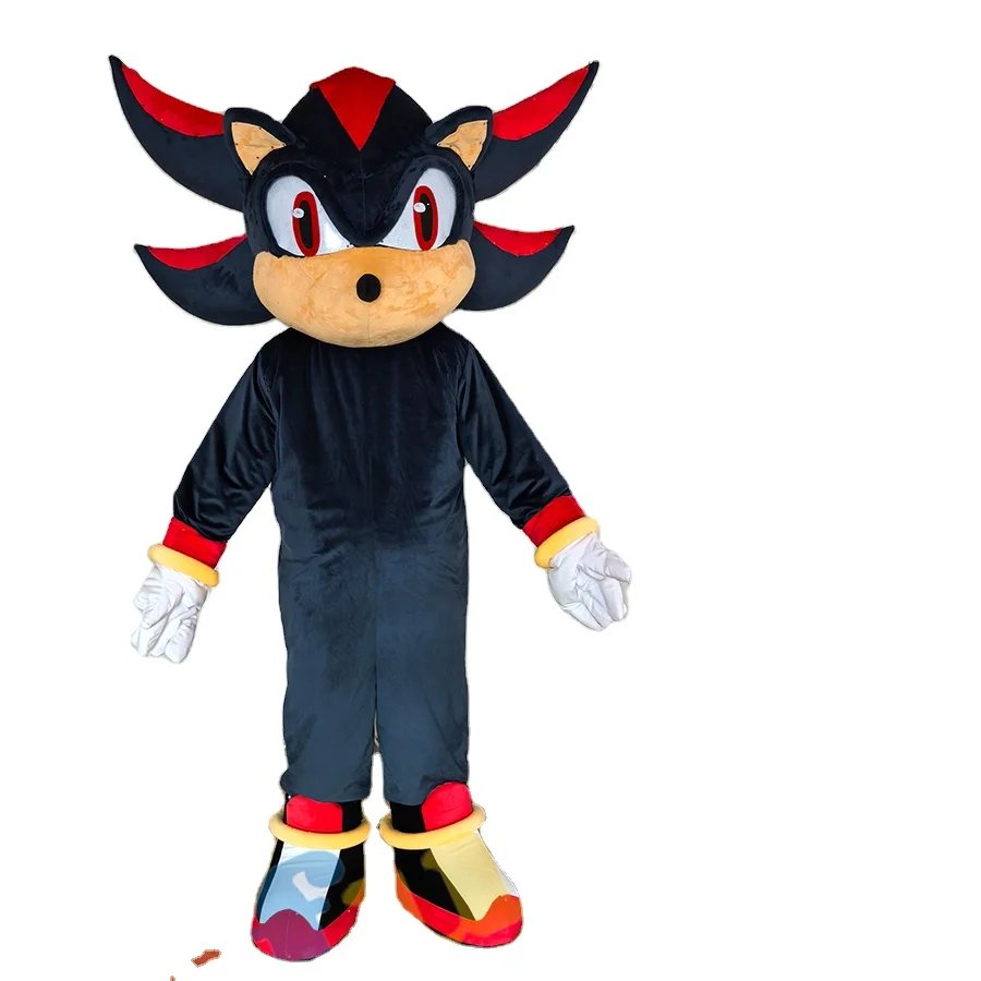 Efun MOQ 1 PC Professional Custom Shadow the Hedgehog Mascot Costume Adult Size Cartoon Sonic Mascot Costumes for Sales