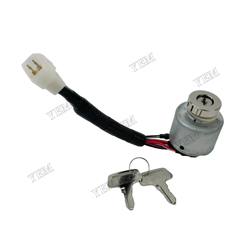 Ignition Switch Key 16286-63602 Fit for Kubota D1305 Engine 2