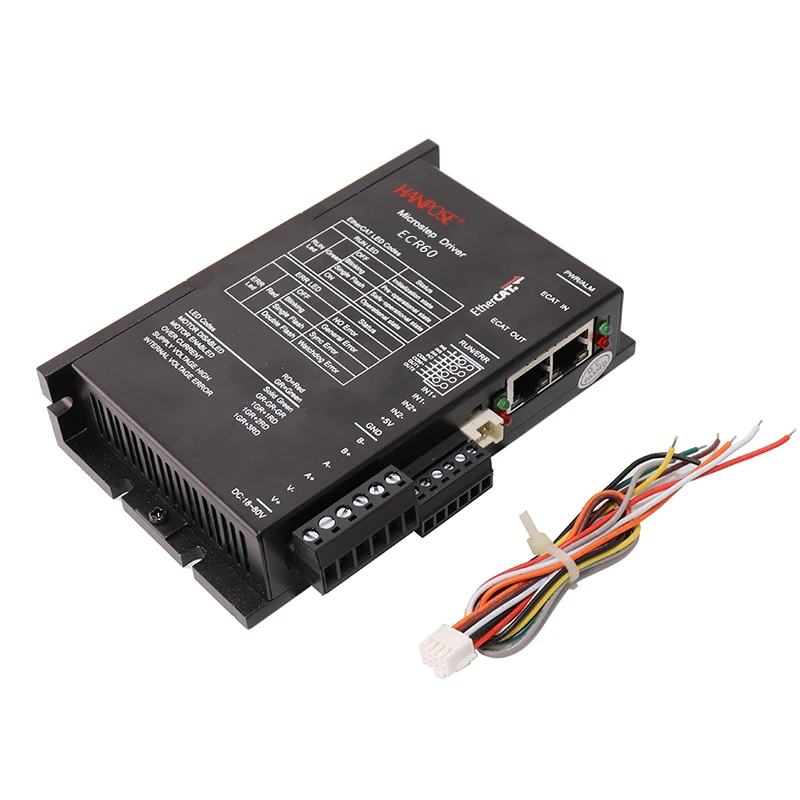 product hanpose ecr42 ecr60 ecr86 86 bus communication control 42 57 stepper motor driver io port ethercat communication-8