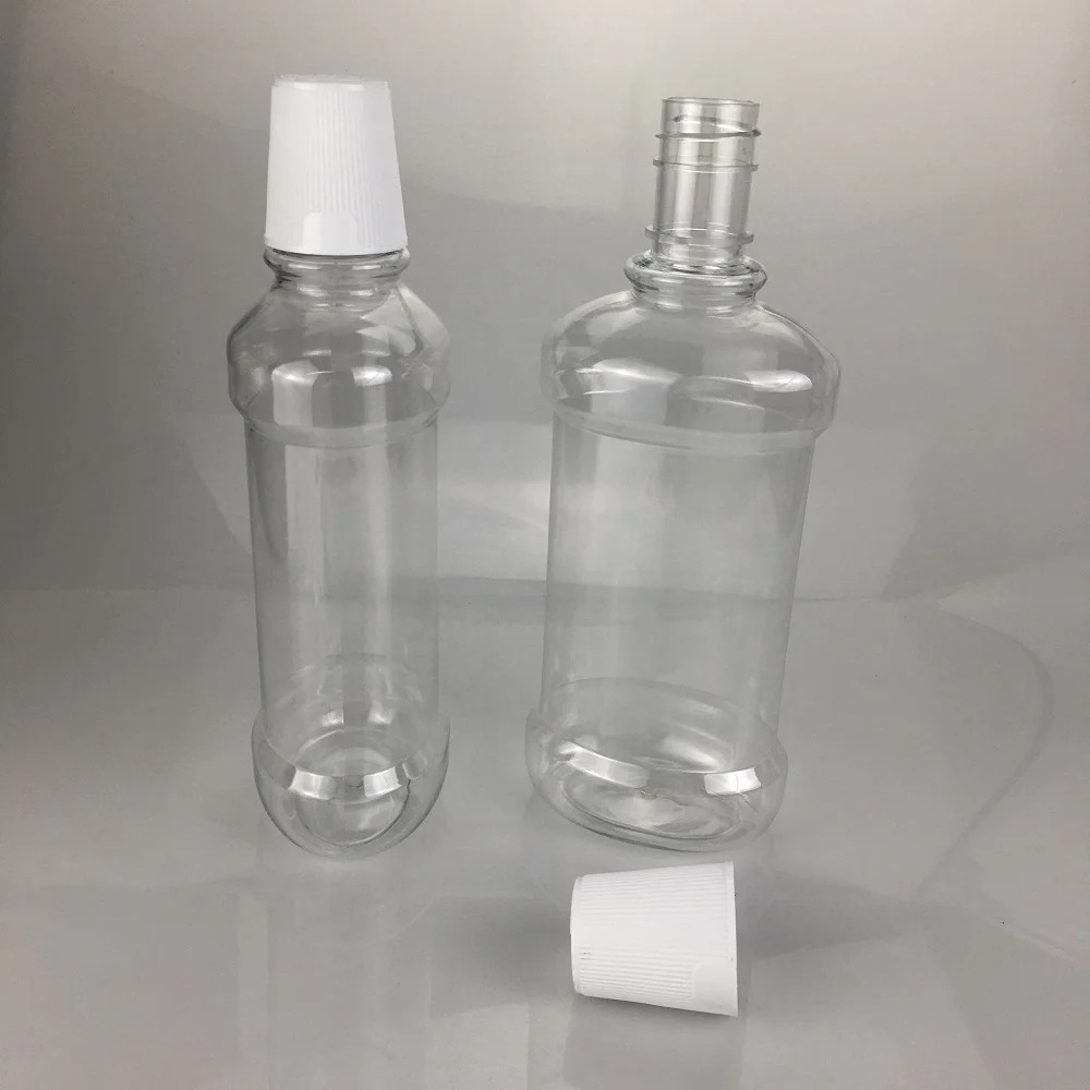 High Quality 100ml 250ml 500ml Plastic PET Mouthwash Bottle for Mouth Wash