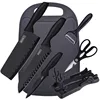 Black seven-piece set
