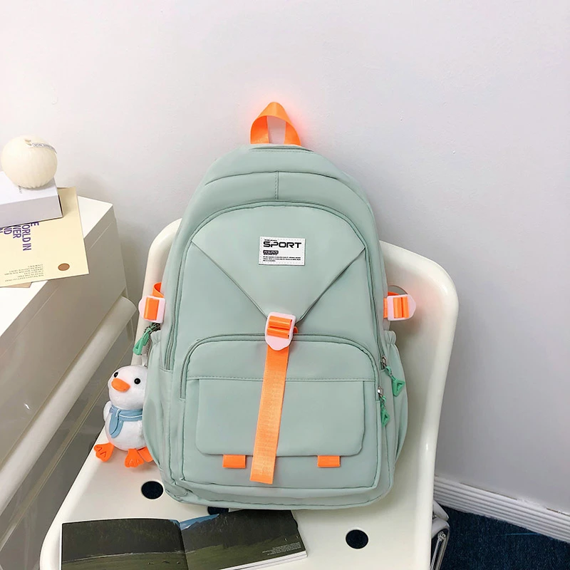 9716  Backpack Simple Versatile Large Capacity Leisure Travel Backpack Student School Bag