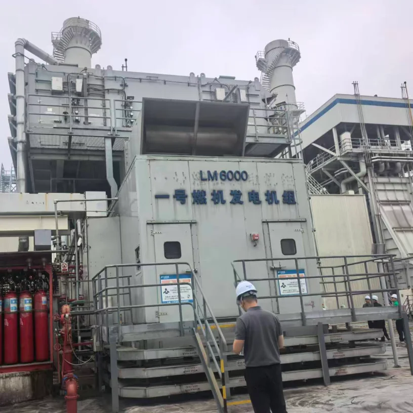 Used High Efficiency LM6000 Gas Turbine Generator44.7MW Combined Cycle Power Plant for Industrial Energy Supply