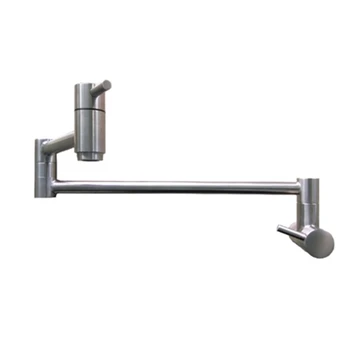 popular wall mounted SUS304 stainless steel lead free kitchen cabinet cupboard cold taps faucet NSF cUPC certificated pot filler