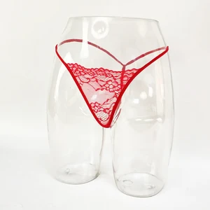 Wholesale Sexy Lace G-String Elastic Women Sexy Thong Underwear No Show Invisible Seamless Underwear Panties for Tight Clothing