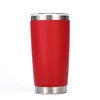 Plastic spray red base with open mouth and bottom