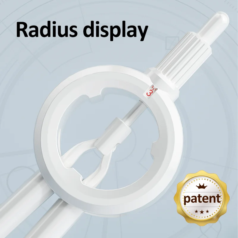 Набор креативных компас с цифровым дисплеем EasyCircle | Автоматический выдвижной инструмент для рисования математикой студентов