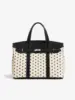 Dot-patterned light beige