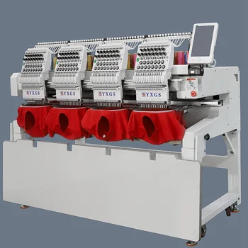 4-head Multifunctional Fully Automatic Computerized Clothing Embroidery ...