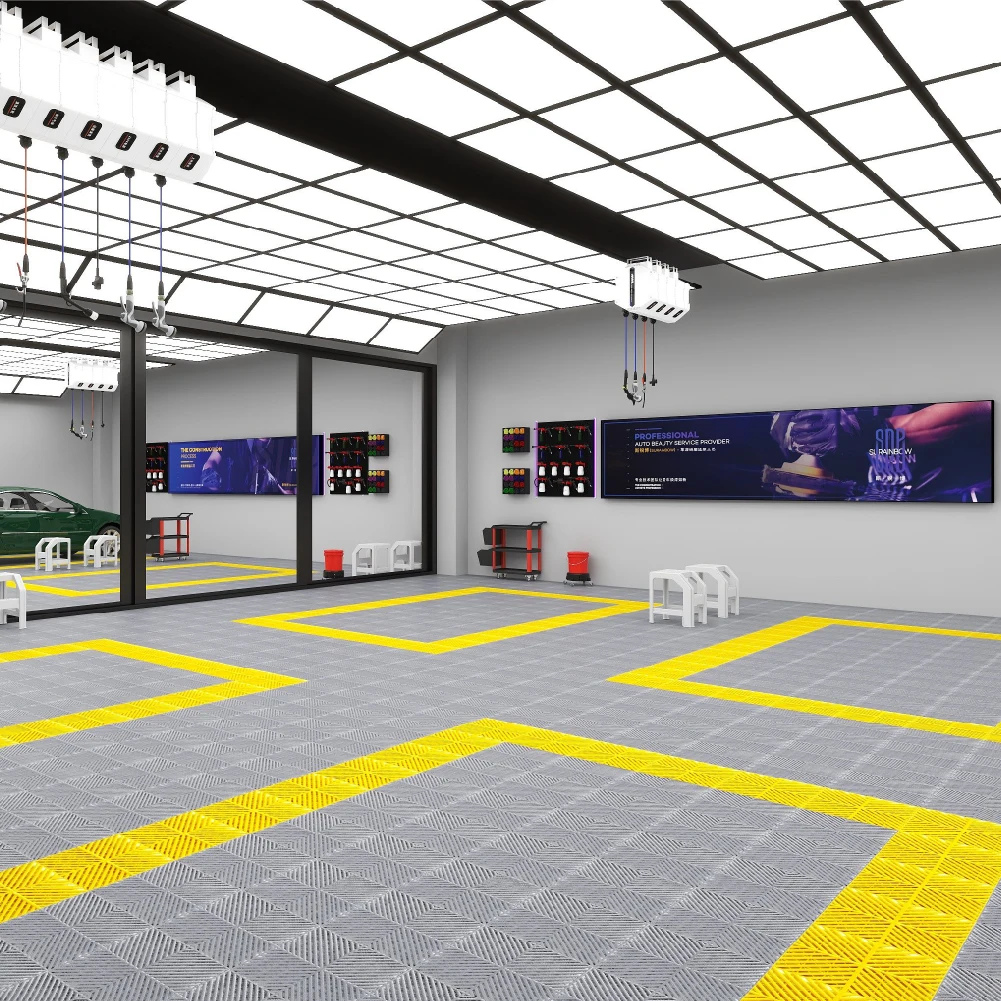 Индивидуальный дизайн светодиодный шестиугольный студийный магазин одежды весь выходной план для магазина по уходу за автомобилем