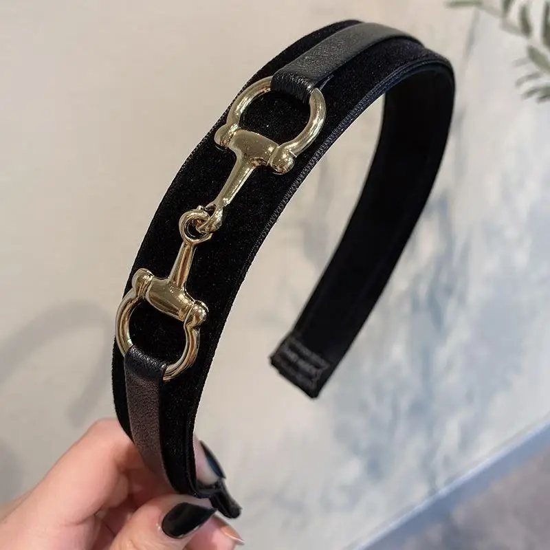 Lattice Makeup Hair Bands for Women Luxury European and American Style Non- Metal+Plastic Hair Accessories with Flowers