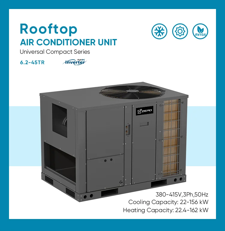 Rooftop Packaged Unit, Inverter, HVAC, 10-15 - detail 2