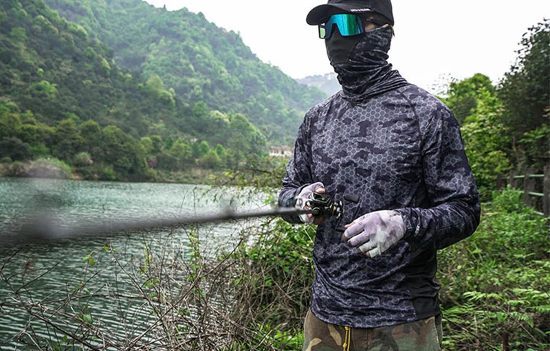 Wholesale Custom Sublimation Camouflage Long Sleeve T-Shirts Quick