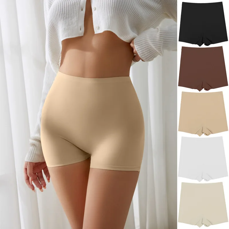 Non Marking Anti Walking Not Rolled Edge Cotton Crotch Naked Can Be Worn Outside Safety Pants Women's Bottoms