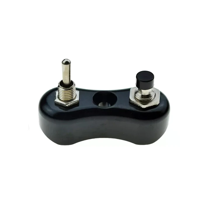 Двухкнопочный выключатель на руль мотоцикла алюминиевая осветительная панель с ЧПУ для квадроциклов и