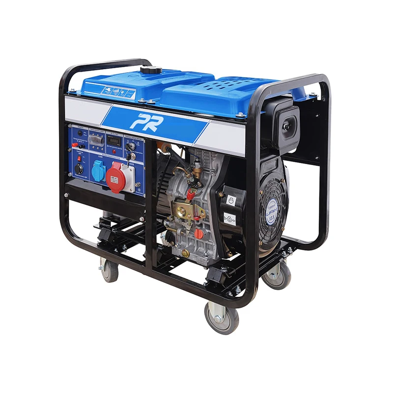 15kVA 400V Power Generator 10000-11000 Watt Water-Cooled Portable Petrol Gasoline with 90kW Rated Power Silent Type