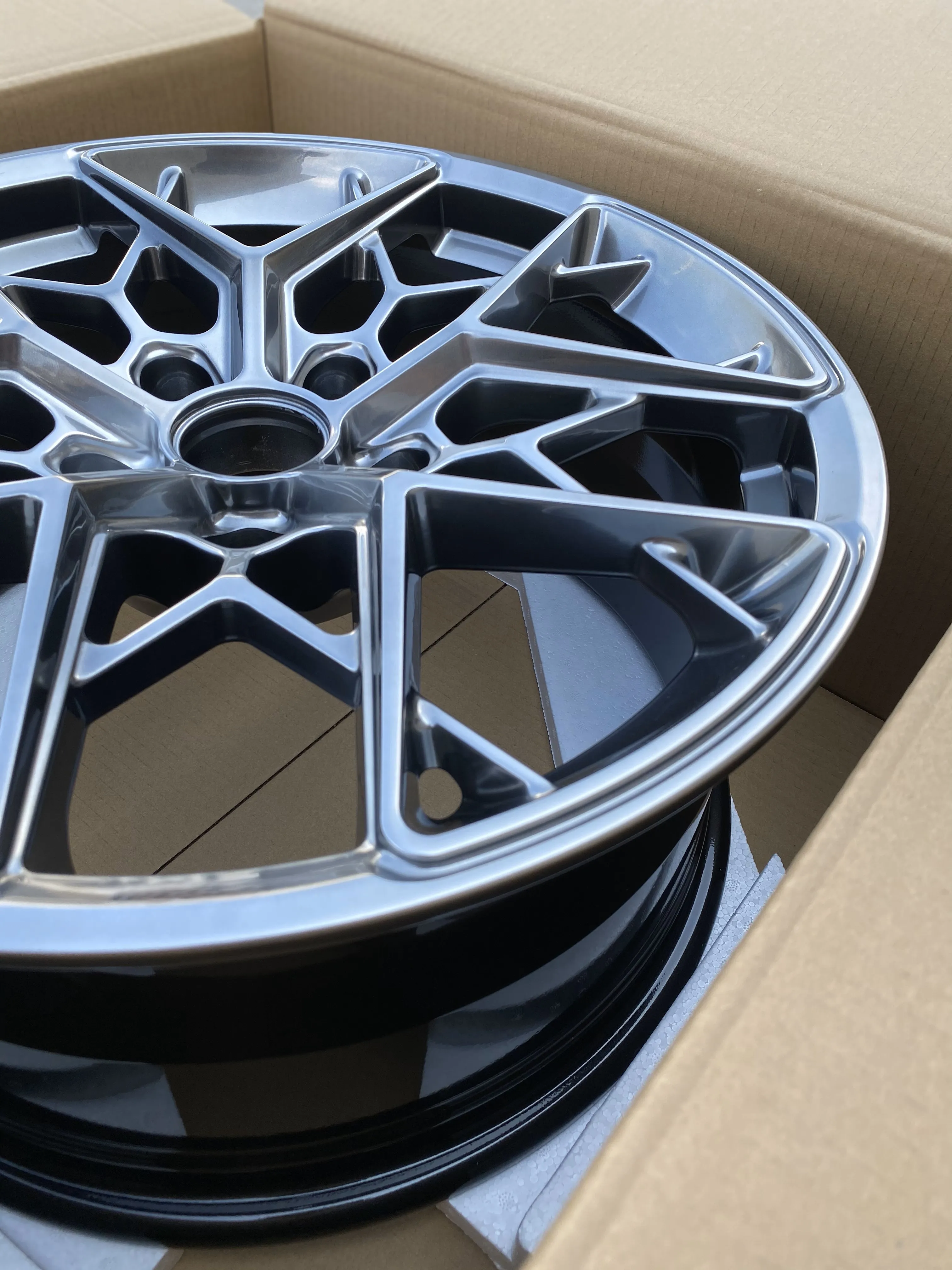 GVICHN gloss black finished forged wheels 16 - 26 inch aluminum alloy rims 5x112 5x114.3 5x120 wheel hub