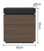 black oak-walnut grain