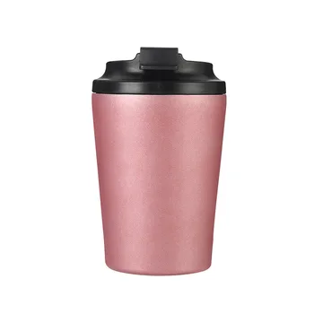 350ML/12OZ stainless steel metal coffee cup Spill proof Double wall coffee mug portable Reusable Multiple colors available