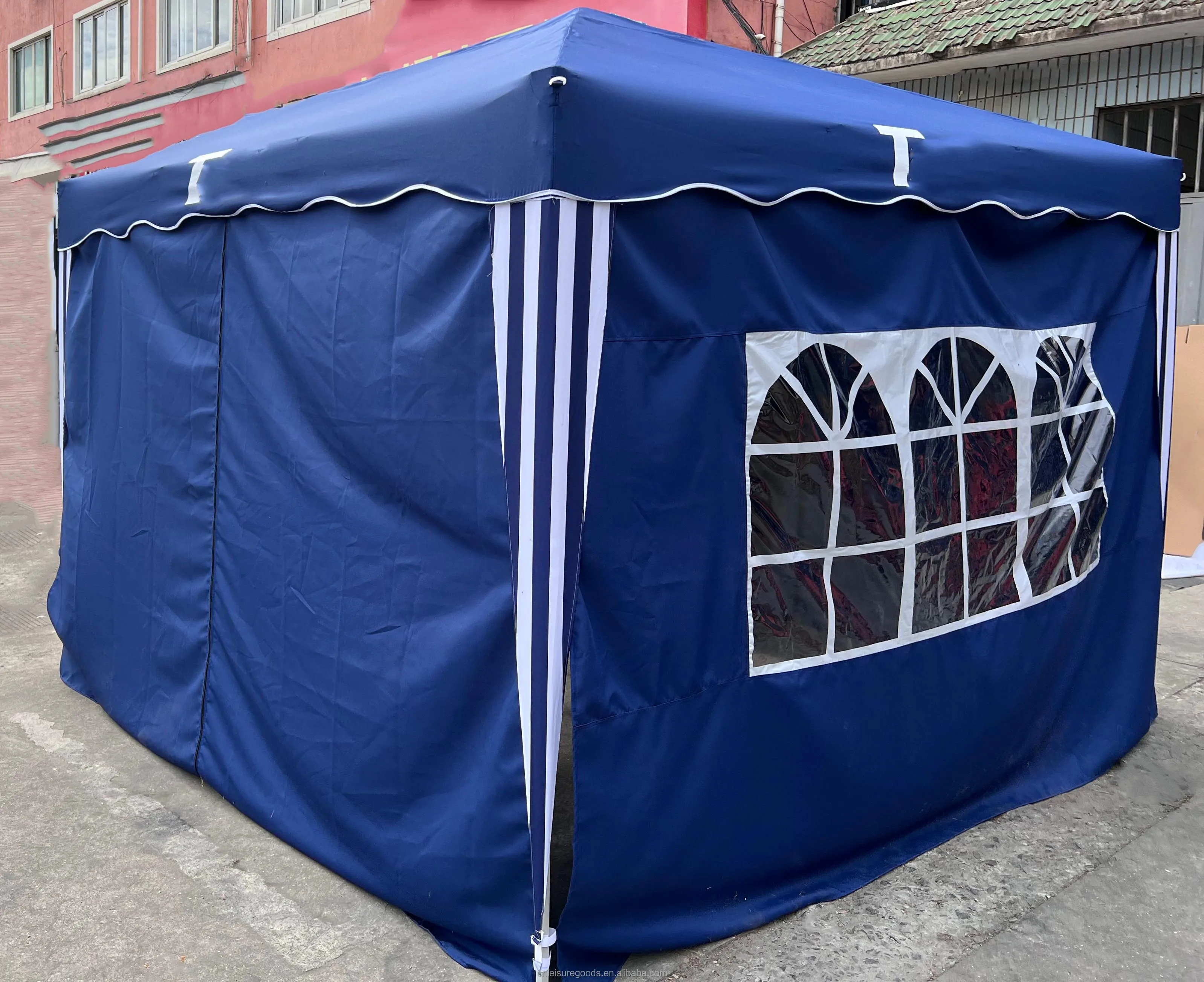 Uplion 3x3 Pavillon Waterproof Pop Up Gazebo With Side Wall Carry Bag