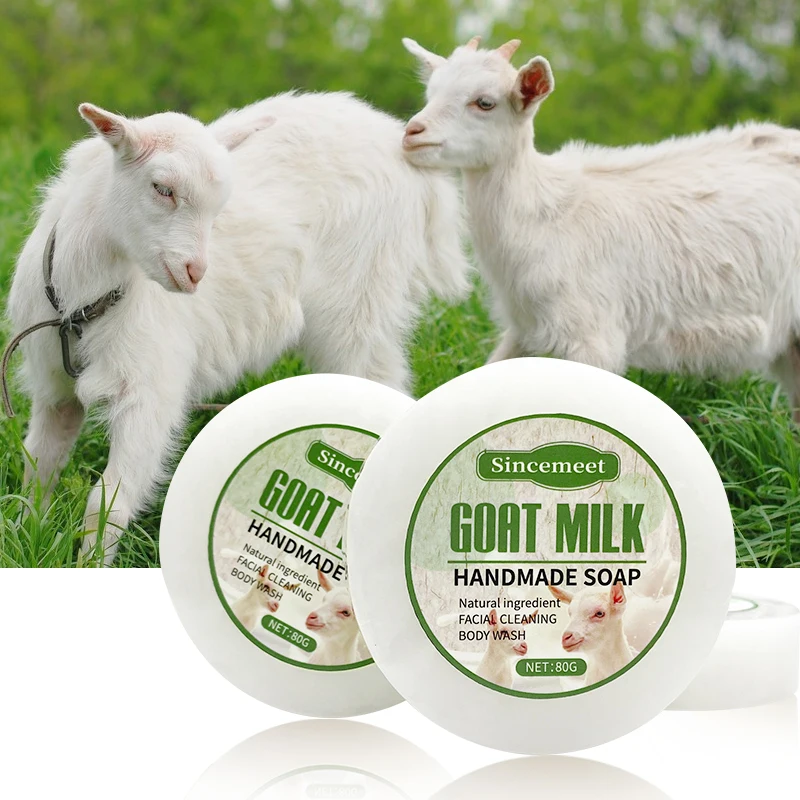 The High Quality Natural Organic Whitening Silk Protein Goat's Milk Soap Handmade Soap