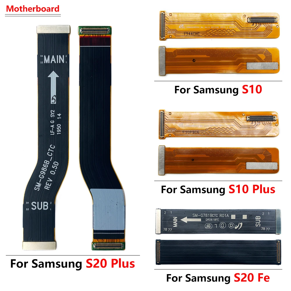 Wholesale Main Board FPC LCD Display Connect Mainboard Flex Cable for Samsung Note 10 Plus 5G Lite Note 20 S10 Plus S20 Fe