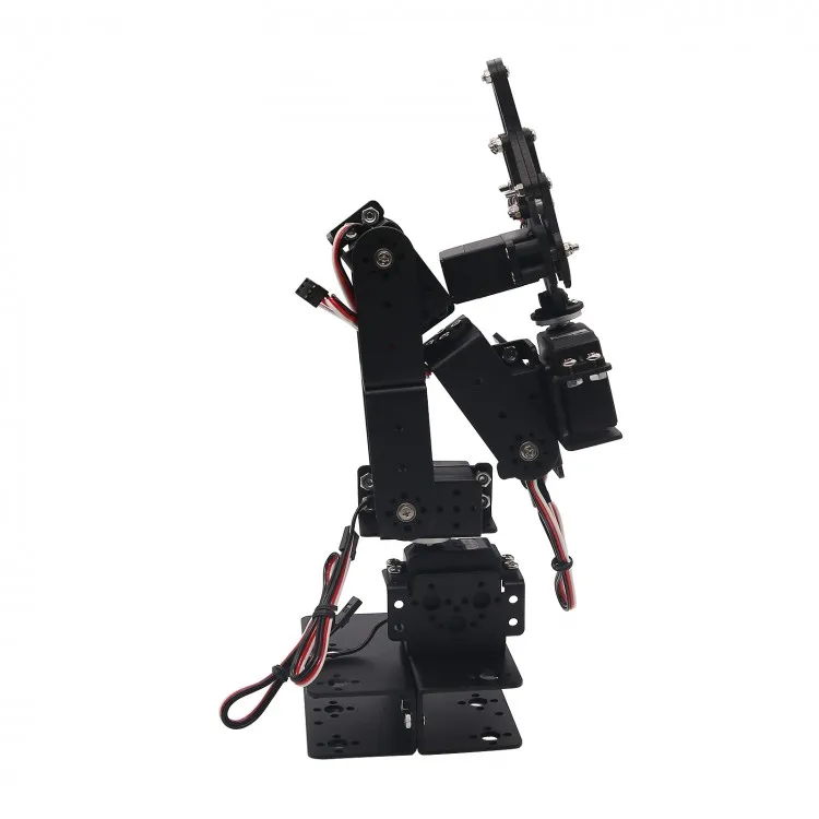 6 DOF Arm Mechanical Robotic Arm Clamp Claw Mount Kit Aluminium Robot for Arduino Robotics Kits