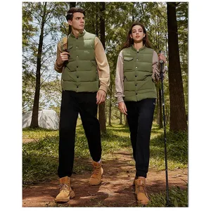 Unisex Winter Sleeveless Outdoor Vest Windproof and Waterproof Waistcoat Jacket