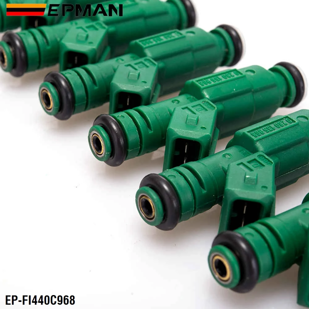 Epman High Flow Fuel Injector 440cc 42lb 0280155968 Ev6 Ba Bf Hsv Fpv