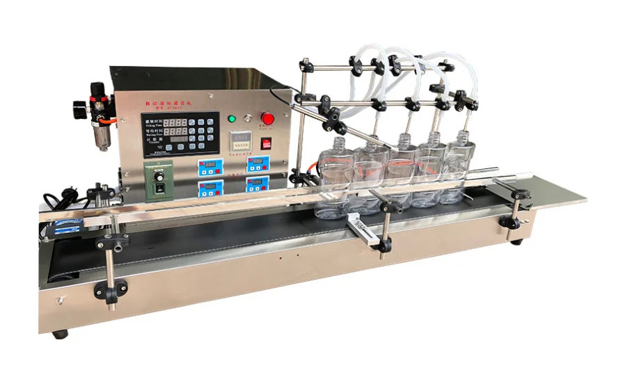 Автоматическая настольная машина для розлива жидкостей небольшого