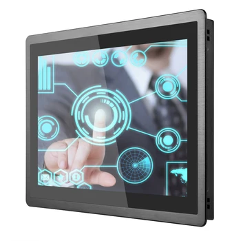 industrial window os flat screen pc ip65 waterproof 15.6inch embedded all in on pc kiosk touch screen panel pc