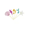 Barritas de pastel con polvo brillante de sirena *5