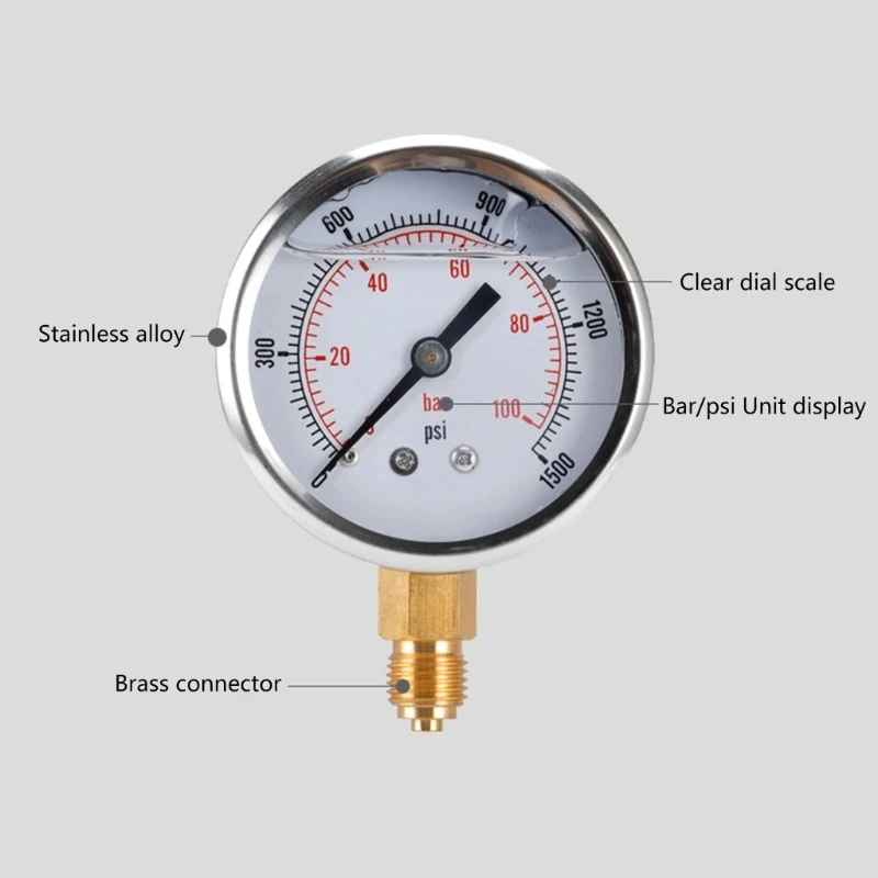 Pressure Gauge Stainless Steel Customization Industrial Differential