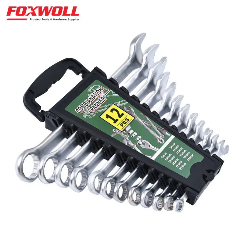 6PCS 8PCS 10PCS 12PCS Premium Combination Wrench Set Mirror Finish Matte Finish