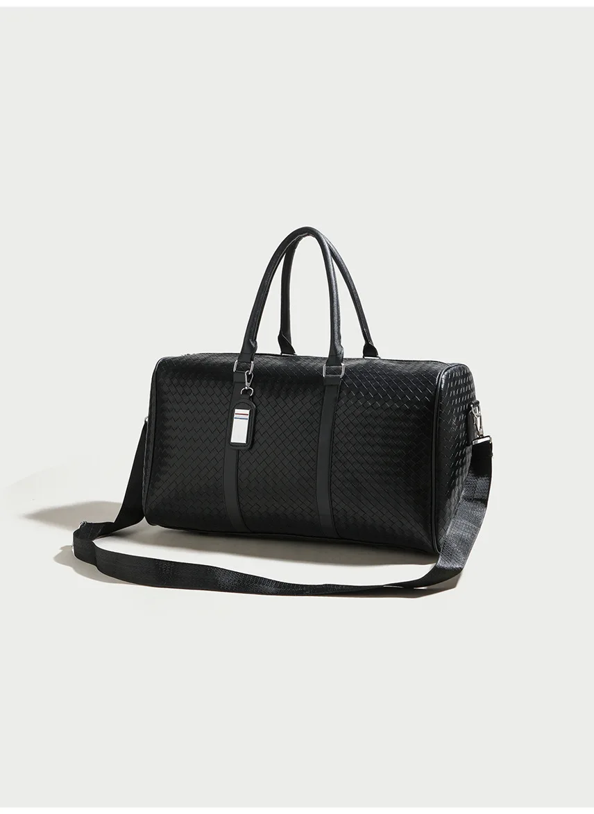 Wholesale Custom Designer Waterproof PU Luggage Luxury Sport Travel Gym Duffle Bag with Zipper Closure Trending Big Bag