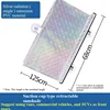 Laser argenté 68*125