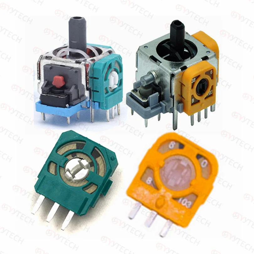 SYYTECH 3 Pin Sensors Module Joystick Potentiometer for PS4 3D Axis Analog Joystick Repair Game Accessories