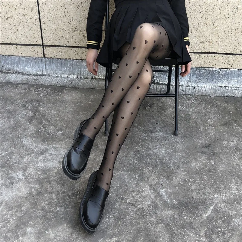 Lace Patterned Tights Fishnet Floral Stockings Small Hole Pattern Leggings  Tights Net Pantyhose