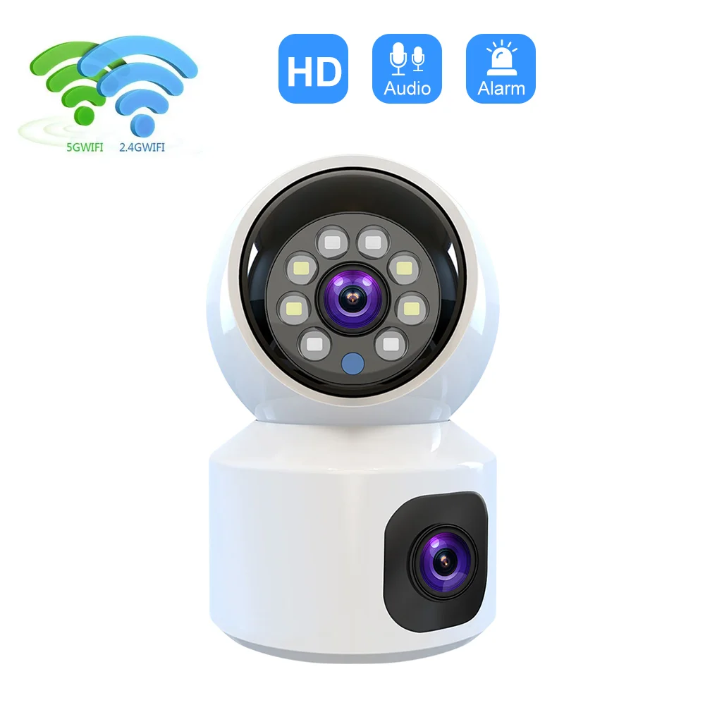 Mini WiFi 1080p CCTV Camera with Remote Control Infrared Surveillance  Security for Indoor Use Network Technology CMOS Sensor