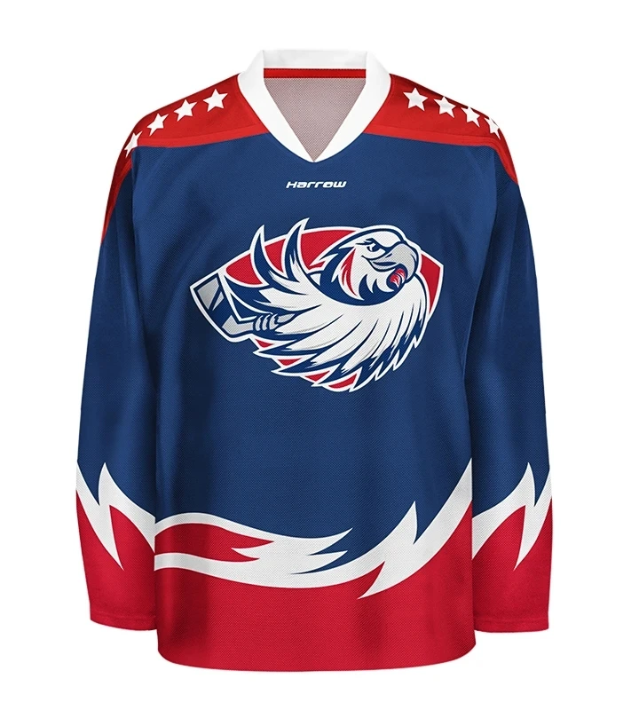 Source Funny Sublimated Hockey Jersey Custom Made Printed Name Number And  Team Name Ice Hockey Wear Half Sleeve Jerseys on m.